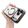 Transforme Instantaneamente Seu Celular em uma Capa Apple 17 com Sucção Magnética Eletrodepositada Fosca, Acabamento Fosco, Capa Macia de TPU Semitransparente Adequada para iPhone 16 Pro Max