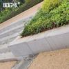Cadeira de concreto cimentício transparente para jardim, canteiro de flores, paisagismo, árvore, piscina, banco de arte transparente, banco UHPC de formato especial para exterior