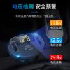 Cargador de Coche con Pantalla Digital con Pantalla LED Cargador de Coche USB Dual Cargador de Coche para Teléfono Móvil Cargador de Coche de Carga Rápida