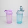 Copo shaker de plástico 500ml copo para milkshake de proteína em pó copo para pó de substituição de refeição copo esportivo de fitness copo shaker copo para mexer