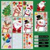Pegatinas de Vidrio Navideñas al por Mayor Amazon Serie Navideña Transfronteriza Pegatinas Decoración de Puertas y Ventanas de Centros Comerciales Pegatinas Estáticas