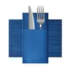 Juegos Desechables de Cuchillo y Tenedor de Colores con Servilletas, Logo Personalizable, Juegos de Cuchillo y Tenedor Plegables para Restaurantes Occidentales y Hoteles, Servilletas Libres de Polvo