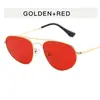 Gafas de Sol Metálicas de Doble Puente Estilo Europeo y Americano para Mujer, Gafas de Sol Aviador Retro Chic Estilo Ins para Hombre