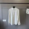 Camisa de Lino Clásica Transfronteriza Rl Bordado de Logo Pony Estilo Old Money Marca de Moda Camisa de Algodón y Lino para Mujer