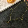 Collar Nuevo 2024 Explosiones Personalidad Femenina Tendencia de Uñas Temperamento Celebridad de Internet Acero de Titanio No Cae Clavícula Alto Sentido
