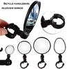 Espejo Retrovisor Grande Redondo Ovalado Giratorio de 360 Grados Convexo de Alta Definición Reflector para Bicicleta Bicicleta de Montaña, Preferencia por Compra al Por Mayor