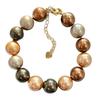 Pulsera de Perlas de Cristal Falso de Alta Calidad de 12 mm Guofeng Vintage Maillard