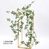 Simulação Rosa multiflora Rattan Rosa Videira Artificial Tubo de Ar Condicionado Tubo Decoração de Casa Planta de Simulação Flor de Plástico
