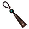 Llavero de madera de agar, colgante de llave de coche de alta gama, cuentas del zodíaco de la buena suerte, colgante de cadena para hombres y mujeres, regalos creativos
