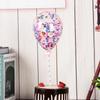 Bolo de aniversário Decorativo Lantejoulas Balão Rede Vermelho 5 Polegadas Transparente Papel Recorte Balão Festa Bolo Assando Suprimentos Plug-in