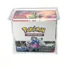 Caixa de exibição magnética de acrílico é adequada para armazenar caixas originais de Pokemon PTCG, incluindo a caixa de armazenamento Mega Charizard UPC