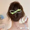 Pinza plana para el cabello que no lastima la parte posterior de la cabeza, adecuada para mujeres con cabello fino, pinza de cocodrilo elegante y exquisita, pasador versátil