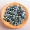 Jade esmeralda de Myanmar verde aceitoso cuentas sueltas naturales calidad A 6 8MM cuentas redondas accesorios DIY materiales semiacabados al por mayor