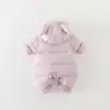 Ropa de Bebé, Ropa de Invierno, Ropa de Algodón, Monos Gruesos y Cálidos, Ropa Linda de Dibujos Animados para Salir en Invierno para Bebé Niña, Ropa para Abrazar