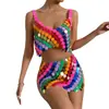 Fabricante Praia Europeu e Americano Transfronteiriço Outono 2024 Amazon Boate Sexy Conjunto de Alças com Lantejoulas Xy20305