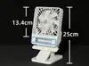 Ventilador Iluminado Recarregável Dormitório Estudantil Dormitório Casa Ventilador Recarregável Mini Portátil Vento Forte Escritório