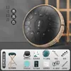 Instrumento Musical de la Marca Ethereal Drum para Principiantes Tambor de Mano de 22 Tonos Tambor Vacío de 15 Tonos Profesional Le De Zhul De Zhul