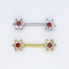 Anillos para Pezones de Circonio Europeo y Americano, Joyería de Perforación de Moda, Aretes para Pezones, Anillos para Pezones de Acero Inoxidable, Joyería para Perforaciones, Joyería para el Pecho