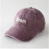 Boné de Baseball com Bordado de Letras Brancas Tridimensionais, Aba Macia, para Homens e Mulheres, Estilo Casal, Simples, Fresco, Casual, Versátil com Aba