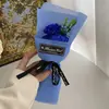 Dia das Mães Dia dos Namorados Flor de Sabão Buquê de 3 Rosas Buquê de Sabão Cravo com Caixa de Presente Presente