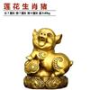 Juego Completo de Adornos Zodiacales de Cobre Puro, Rata de Cobre Grande y Pequeña, Buey, Tigre, Conejo, Dragón, Serpiente, Caballo, Oveja, Mono, Gallo, Perro, Cerdo Signos Zodiacales