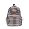 Mochila con un diseño fresco, moderno, de gran capacidad, simple y versátil, ligera, adecuada para estudiantes de secundaria, chicas y estudiantes universitarios