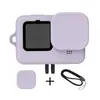 Weidlu es Adecuado para Cámaras de Acción Gopro9/10/11/12, Funda Protectora de Silicona, Funda Protectora con Cubierta Completa para Lente