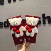 Nuevos Sobres Rojos Creativos, Sobres Rojos de Dinero de la Suerte, Sobres Rojos de Osito de Peluche, Regalos de Peluche, Sobres Rojos de Cumpleaños, Sobres Rojos de Boda para Lanzar