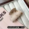 Presilha de Cabelo Borboleta Cor de Café em Acetato Imitação para Mulheres, Novo Acessório de Cabelo Estilo Chinês, Tendência Quente 2025