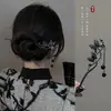 Exquisita Horquilla de Borla Estilo Chino para Mujer, Horquilla de Alta Gama para Peinados Recogidos, Horquilla de Lujo Ligero de Nicho, Accesorio Tradicional Chino para el Cabello para Qipao