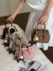 Bolso Casual Texturizado Nuevo Estilo Verano 2026, Bolso de Hombro Cruzado Moderno y Único, Bolso Cubo para Mujer Elegante y Sencillo
