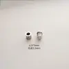 Acessórios de Joias Tecidas com Contas de Furo Grande para Pulseira Colar DIY de Liga Vintage