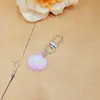 Llavero de Caracola Transparente para Simulación Colgante de Resina Accesorios para Bolsos de Bricolaje Adorno de Regalo Pequeño Adorno Colgante de Color Caramelo