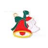 Adornos de Navidad Colgante Pulsera Colgante DIY Copo de Nieve Sombrero de Navidad Collar Festivo Llavero Cadena para Teléfono Móvil Colgante