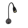Arandela de mangueira com ângulo ajustável nova lâmpada de leitura nórdica simples LED para quarto de dormir lâmpada de cabeceira para quarto de hóspedes com luz USB