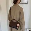 Bolso Almohada de Gamuza con Estampado de Leopardo Vintage para Mujer 2026 Nuevo Estilo Coreano Bolso de Mano Estilo Maillard Bolso de Hombro Único Cruzado