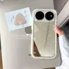 Adequado para capa de celular Huawei nova16, novo modelo personalizado 15pr, acabamento espelhado moderno, proteção total das bordas, estilo ins com laço