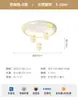 [Wow] Lámpara de Techo de Resina Estilo Crema Cálida Bola Colgante Creativa de Corona Lámpara de Protección Ocular para Habitación Infantil