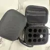 Nueva Bolsa de Almacenamiento para Aceites Esenciales de 12 Compartimentos Portátil a Prueba de Golpes y Caídas Caja Negra para Aceites Esenciales Embotellados de 15 ml