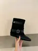 Primeiro Encontro Temporada Botas Slim Femininas Botas Curtas 2026 Outono/Inverno Novo Estilo Maillard Botas Afuniladas Botas Martin Botas Simples