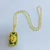 Transmisión en Vivo de Tiktok Mismo Estilo Colgante de Vidrio Nicho Dragón y Fénix Guanyin Buda Maitreya Cadena para Suéter Versátil Venta Directa de Fábrica
