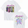 Kpop Demon Slayer Merch de Fans Mira Rumi Zoey Huntrix Camiseta Verano Camiseta Gráfica