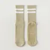 Calcetines de Yoga Gruesos Antideslizantes de Media Caña para Mujer Otoño e Invierno Algodón Puro Calcetines Largos Profesionales para Fitness y Deporte