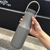 Taza Termo Nueva de Alta Gama Transfronteriza Taza de Agua de Acero Inoxidable Sencilla Portátil con Asa Venta al por Mayor Logotipo Personalizado