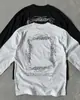 Europeo y Americano Nuevo Otoño Simple Casual Perezoso Letras Inglesas Estampado de Moda Estilo Europeo y Americano Retro Camiseta de Manga Larga Ins
