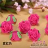 Fabricante de Acessórios de Flor de Argila Macia 17mm Contas de Rosa Artesanais DIY Estilo Antigo Grampo de Cabelo Adorno de Cabelo Materiais para Acessórios de Cabelo