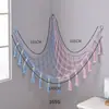 Bolsa de Rede para Armazenamento de Brinquedos Canto do Quarto das Crianças Rede para Armazenamento de Bonecas Rede Triangular para Brinquedos de Pelúcia Fábrica Personalizada Bolsa de Rede Triangular