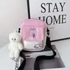 Bolso Cruzado de Lona con Dibujo Personalizado para Mujer, Lona Engrosada, Logo Impreso, Bolso de un Solo Hombro para Mujer, Bolsa de Regalo para Eventos Corporativos al por Mayor