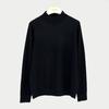 Top de Tricô Cashmere Puro 3 Fios/68 Contagens Gola Alta Meia para Mulheres, Suéter de Cashmere Fino 68 Contagens