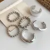 Sueños Antiguos Dorados~Set Dorado Vintage de Pulseras Apilables, Pulseras de Nicho Estilo Resort, Joyería Exagerada para Mujer